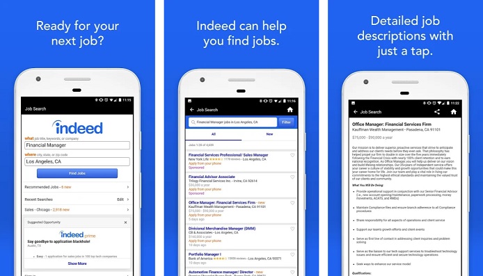 Indeed Job Search App – Mobile and Tablet Apps Online Directory – AppsDiary