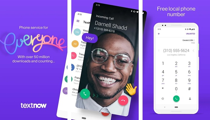 TextNow: Free Texting & Calling App - wide 2